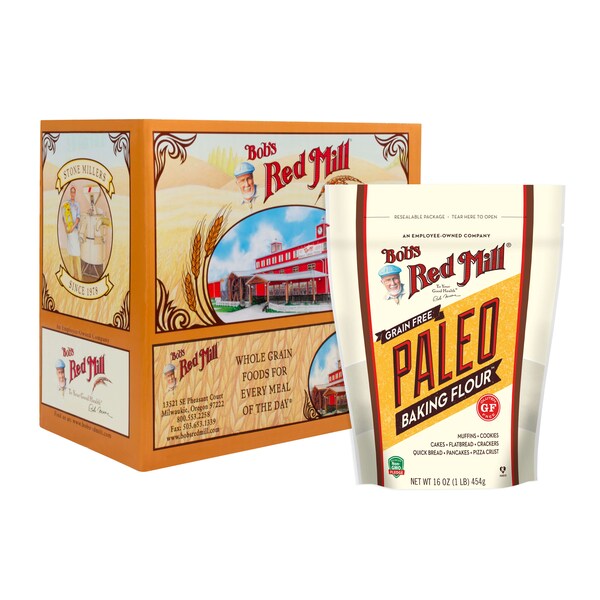 Bob's Red Mill Grain Free Paleo Baking Flour 16 oz. Bag, PK4